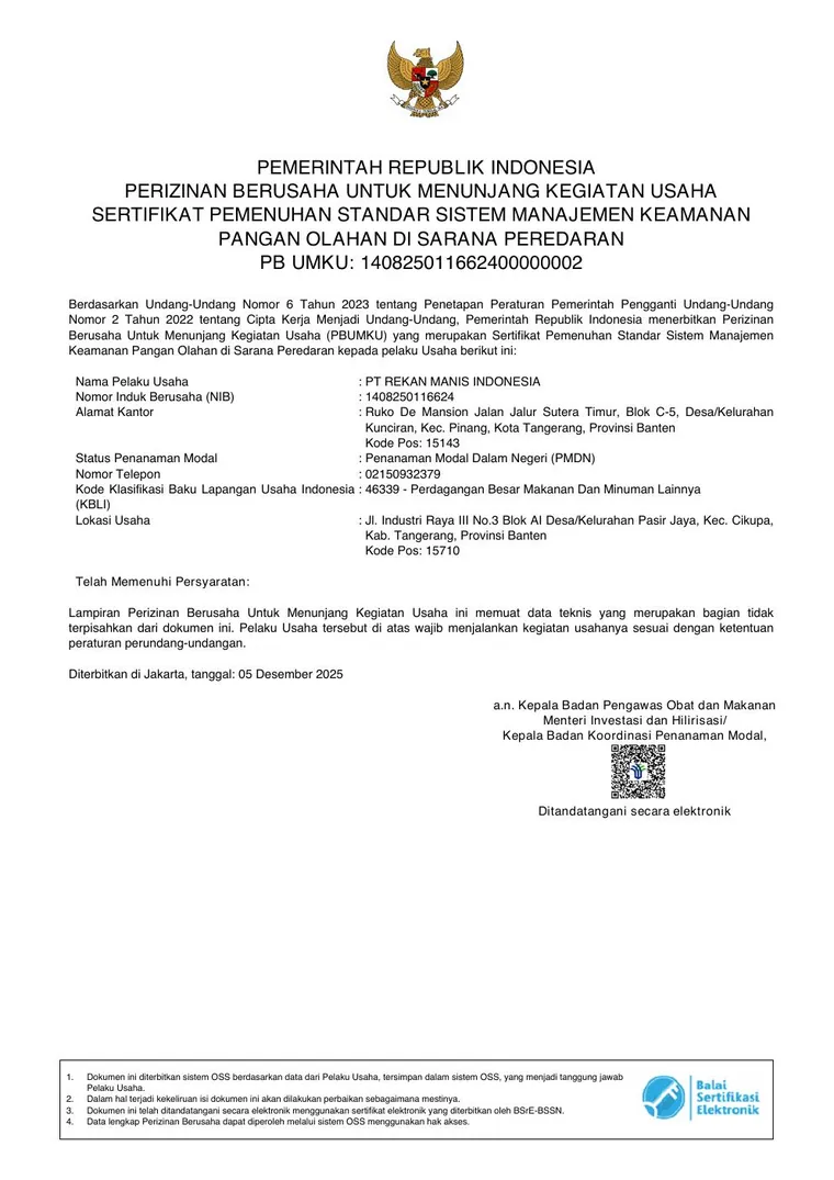 BPOM Market Documents