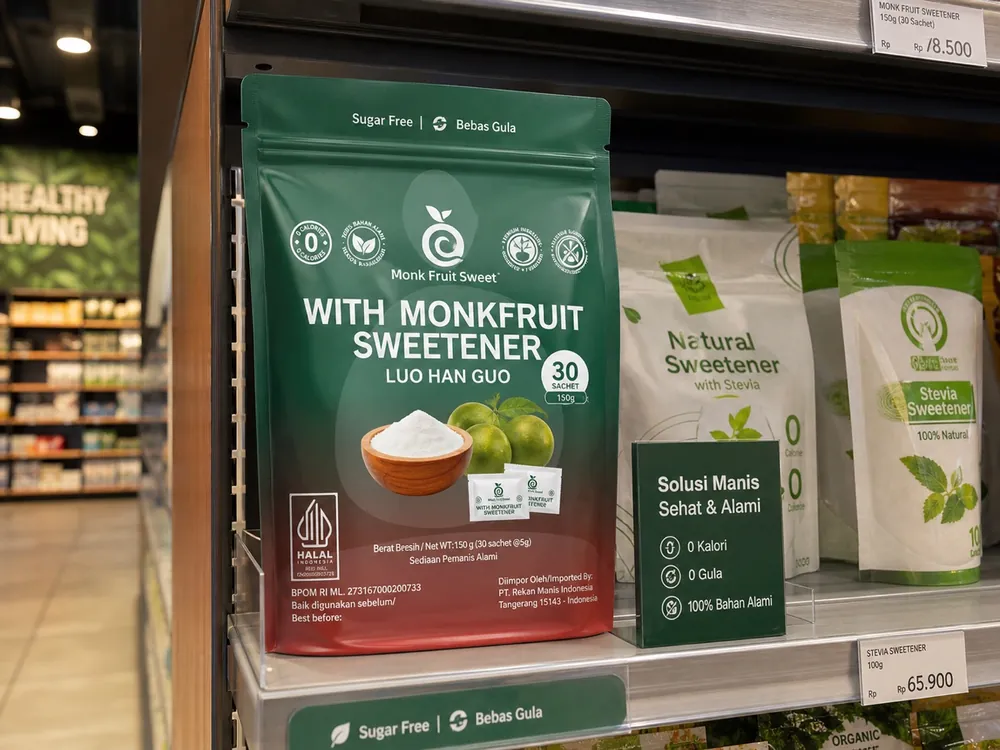 Monk Fruit Sweetener with Erythritol for Bulk, Private Label and Distribution