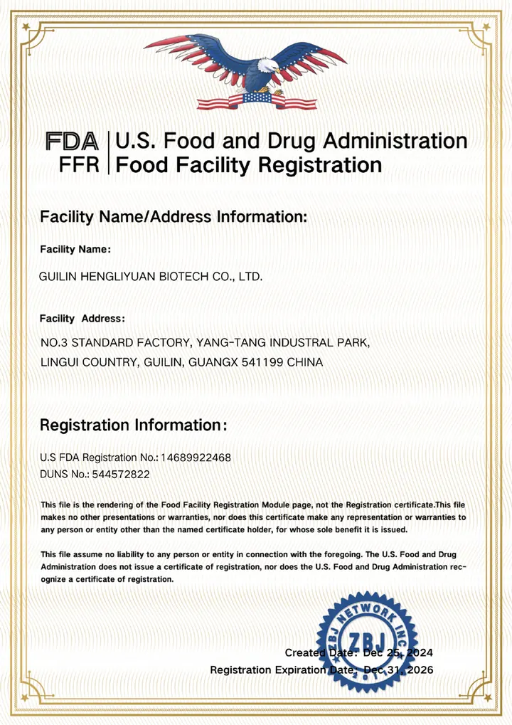 FDA Food Facility Registration pratinjau