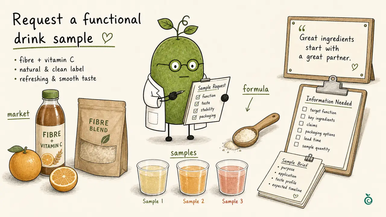 Functional Beverage Monk Fruit Sweetener Sample Request