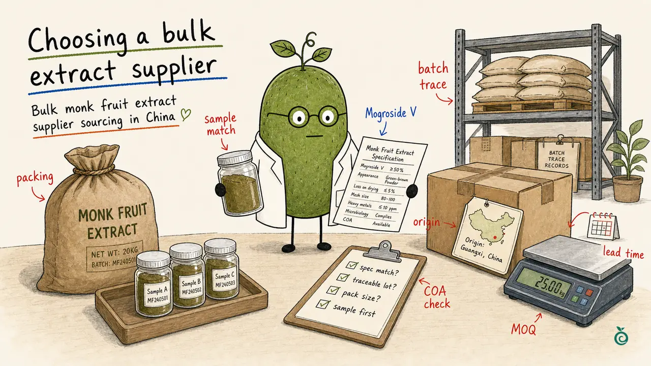 Buying bulk monk fruit extract: compare specifications and quotations