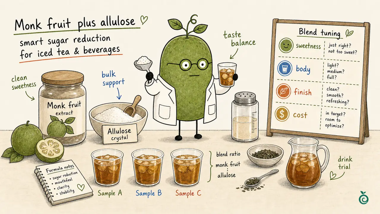 Allulose and Monk Fruit Sweetener Blend: Low-Calorie Project Buyer Brief