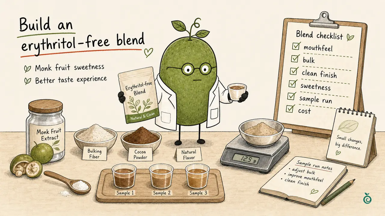 Monk Fruit Sweetener Without Erythritol: Formulation Options for Brands